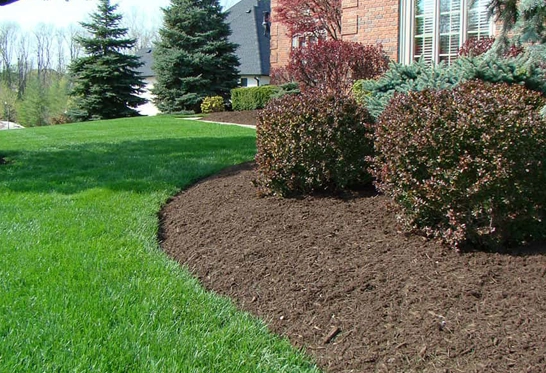 Landscape mulching services
