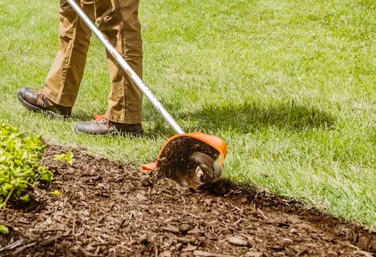 Mulch Bed redefining and edging
